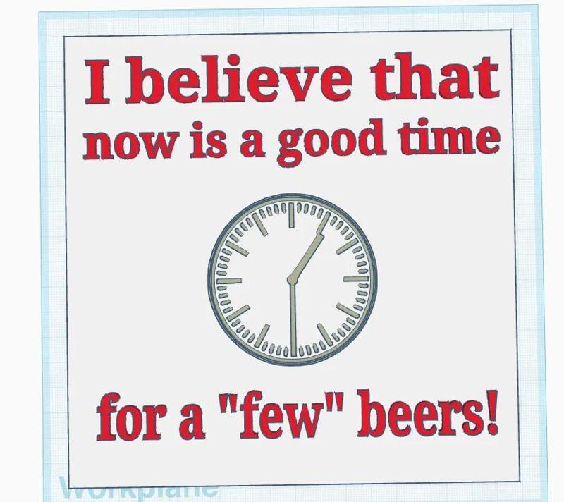 Good Time for Beer Sign   