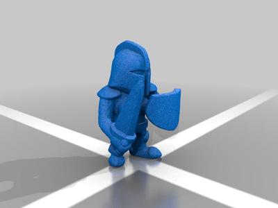 Cartoon Knight Lady