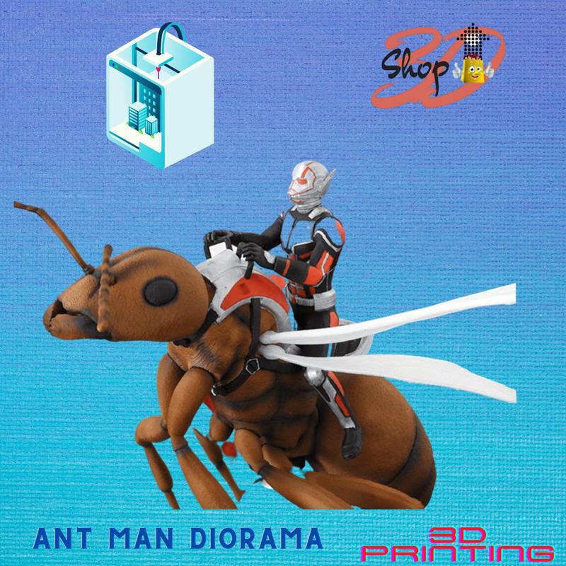 Ant-Man for diorama 3D Printing Figurine : STL FILES