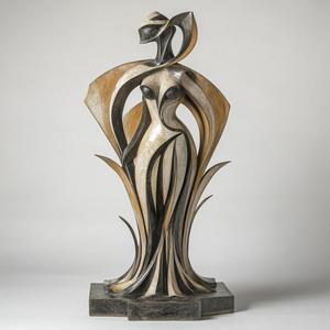 Art Deco Figurine 3D Model - HD Version