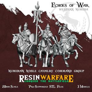 Numidian Noble Cav. Command Group  - Echoes of War: Punic Wars