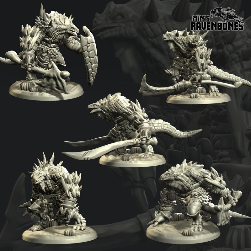 Lizardfolk (set of 5)