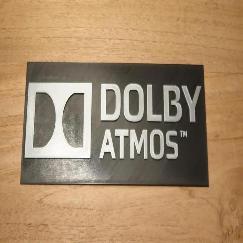 Cinema Dolby Atmos sign   