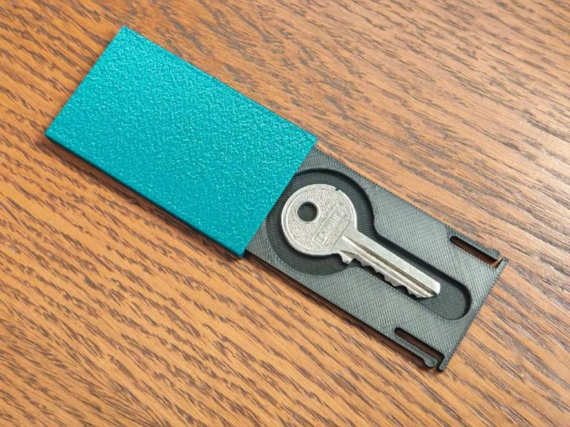 Secret box for a key   