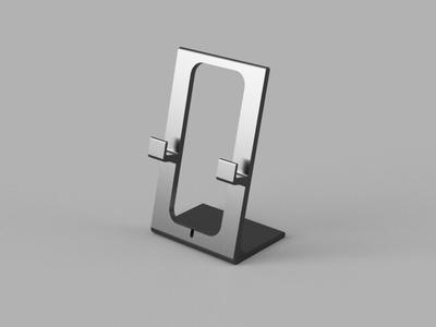 Tall clean phone stand