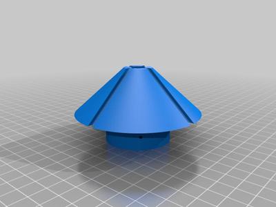 Radial antenna mount cone