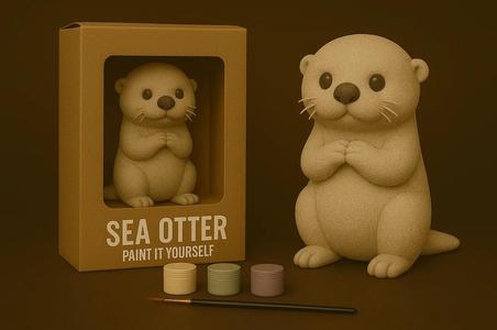 Sea Otter – Paint-It-Yourself   