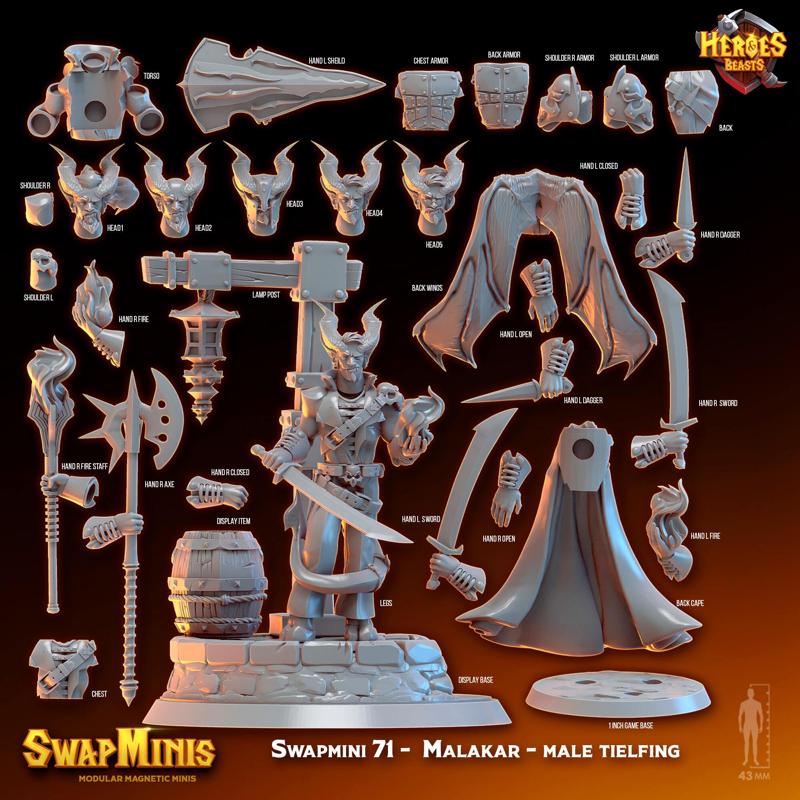 Swapmini 71 -  Malakar - male tielfing