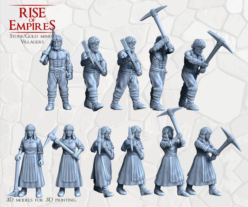 Rise of Empires: Miners Villagers