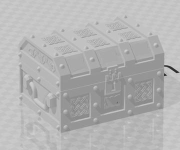 Dwarven - Dwarven Chest - Stone Skull Studios