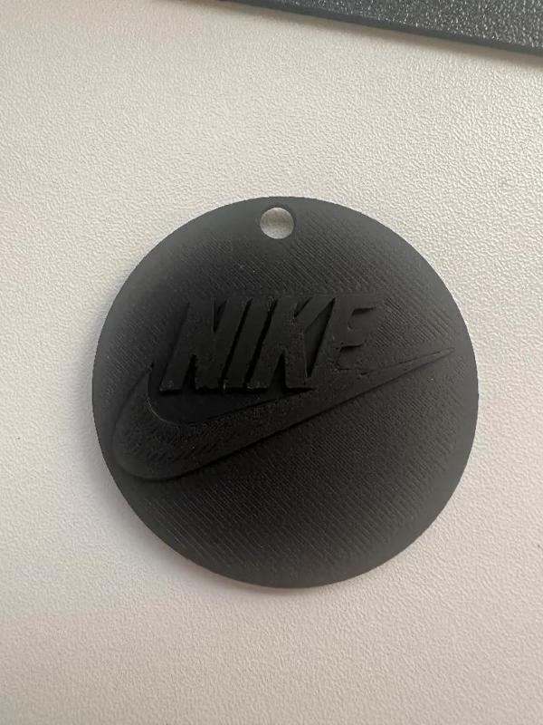 nike logo keychain   