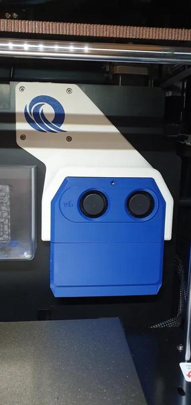 Qidi Q1 Pro - Mount for the Nevermore V6 (QIDI logo)   