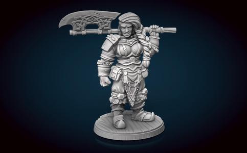 Goliath Barbarian Miniature