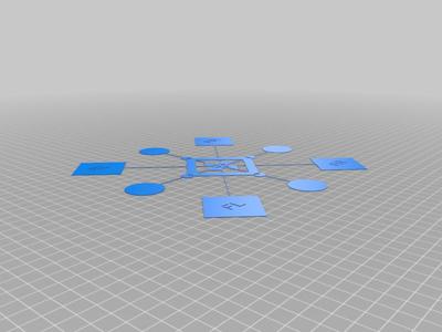 bed levelling calibration assistive templates