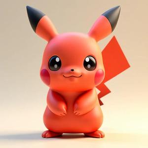 Red Pikachu   