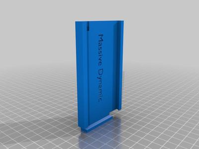 Arduino Mega Slide-in Bottom Cover 