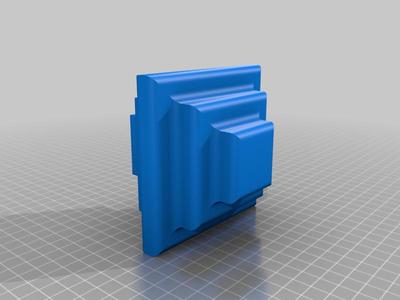 Sqair Vase top and bottom rounded edges