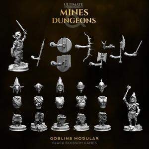 TT01M001 Goblin Monsters (Modular) :: Black Blossom Games