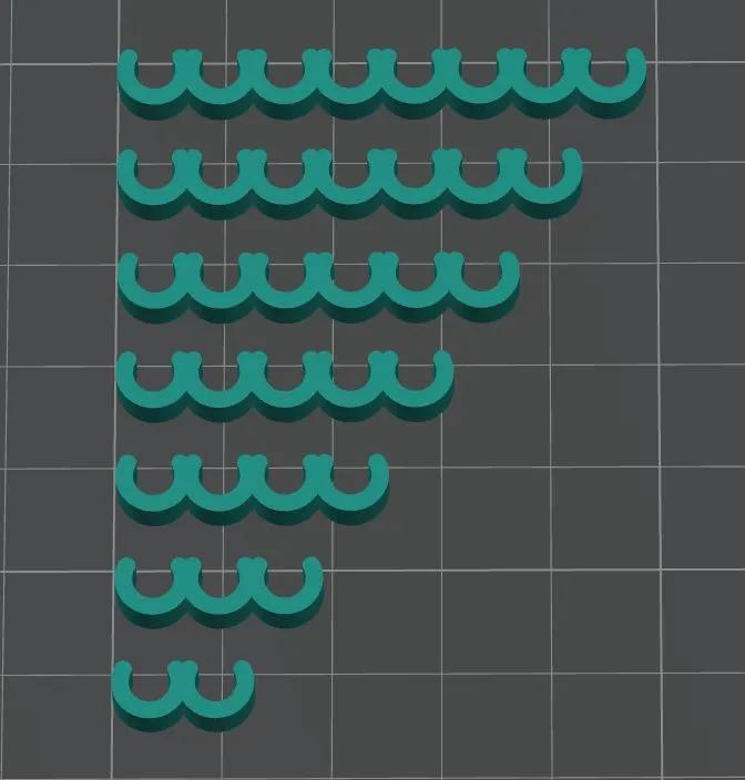 Simple PTFE tube clamp clip (2-8)   