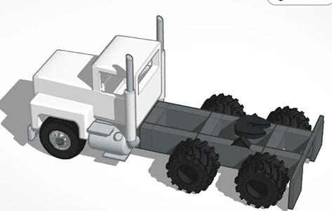 1/64 scale Ford semi   
