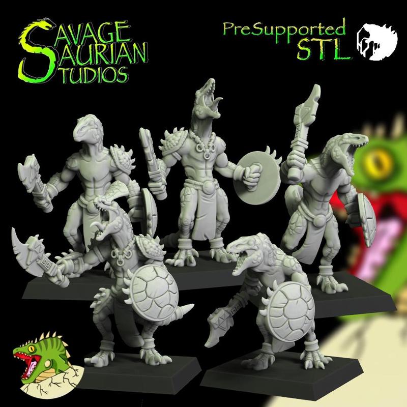 Troodle Warriors - Dinosaur Lizardmen