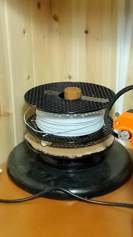 Patas correderas para bobina de filamento.   