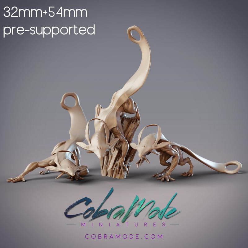 Void Beasts - Stygian Cynomorphs Trio (Pre-Supported)