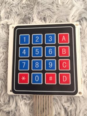 Arduino keypad plate