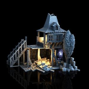 House Ruin II - Medieval Town Set