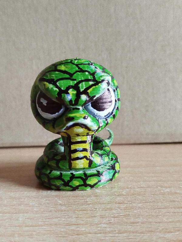 Angry little snake   
