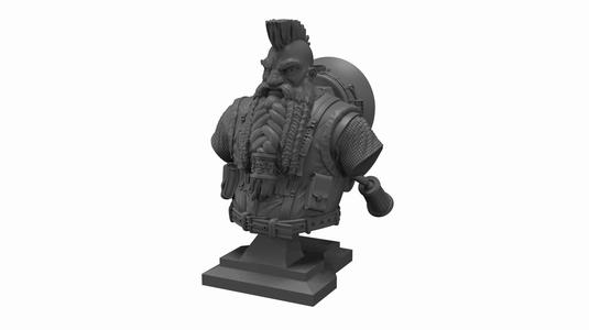 Dwarf Bust- Glogan Version D