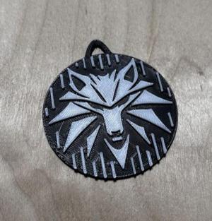 Witcher inspired logo keychain - no AMS req