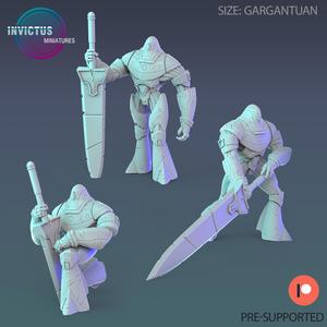 Mecha Guardian Set / Space Beast / Cosmic Predator / Alien War Technology / Cyberpunk Machine / Invasion Army / Battle Robot / Trooper Attack / Sci-Fi Encounter