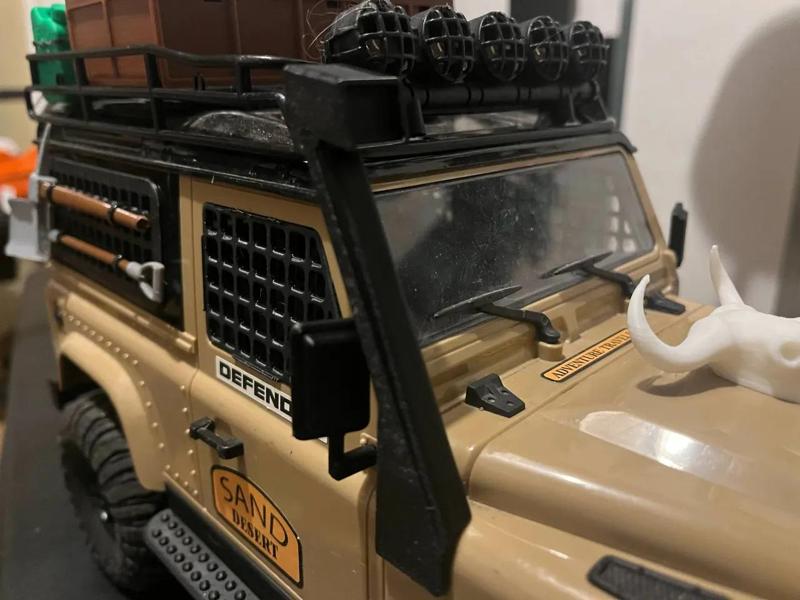 Air intake above the hood for RC car RMT T98   