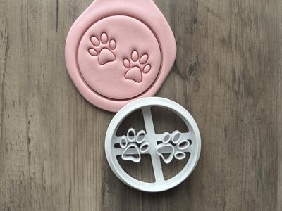 Cookie Cutter Paw Print