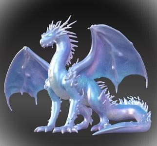 Ice Dragon - Crystal Elegance
