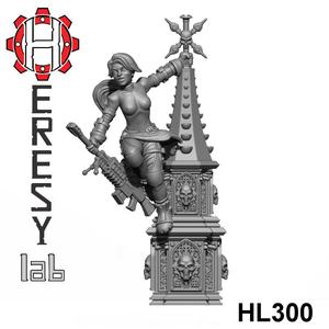HL300 - Imperial Female Assassin Topless PinUp 02