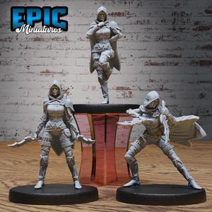 Elf Guild Rogue Set ‧ DnD Miniature ‧ Tabletop Miniatures ‧ Gaming Monster ‧ 3D Model ‧ RPG ‧ DnDminis ‧ STL FILE