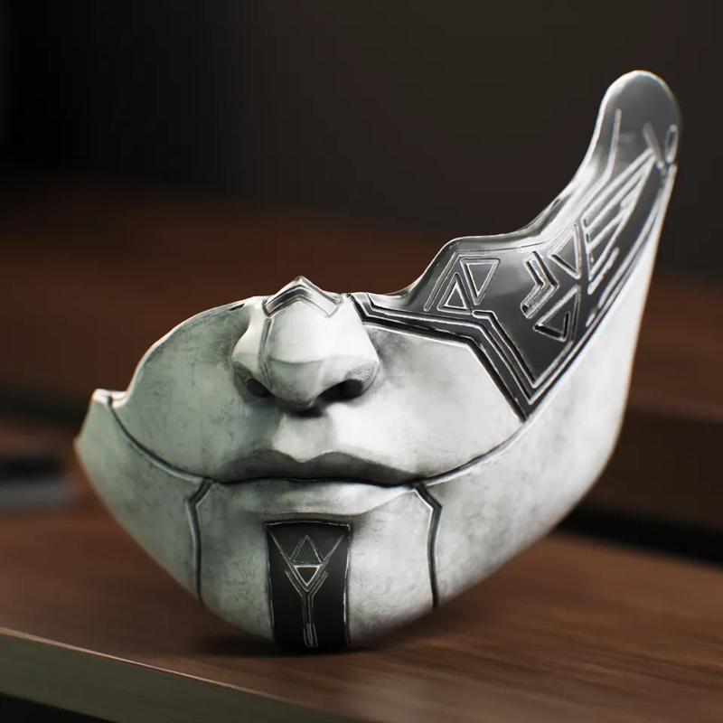 Alicia's Mask from Expedition 33 Pack x 2 Detailed version & Base Version - Alicia s Mascara de Expedición 33 Paquete x 2 Version Base y Version detallada   