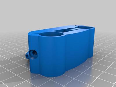Adjustable Linear bearing holders for carbon rod remixed carriages