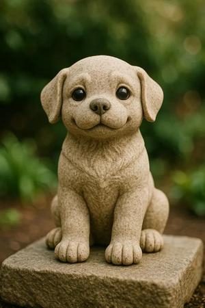 Dog cute statue   