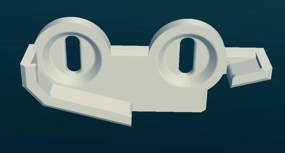 Skadis caliper holder for T-clip system   