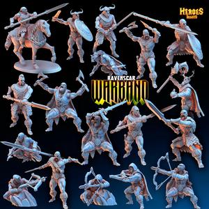 ravenscar warband - barbarian viking style warriors