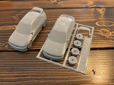 1/43 Ford Escort Cosworth Kit Card   