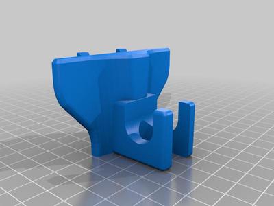 Airbrush holder for pegboard for Paasche VL