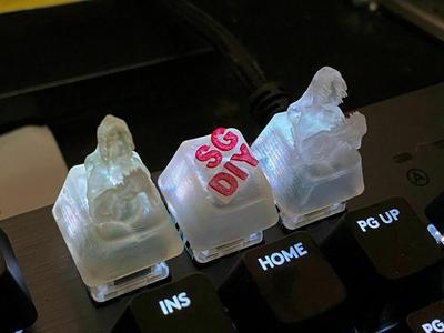 T-Rex Dino Key remix for Cherry MX keys
