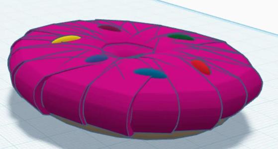 Donut with sprinkles   