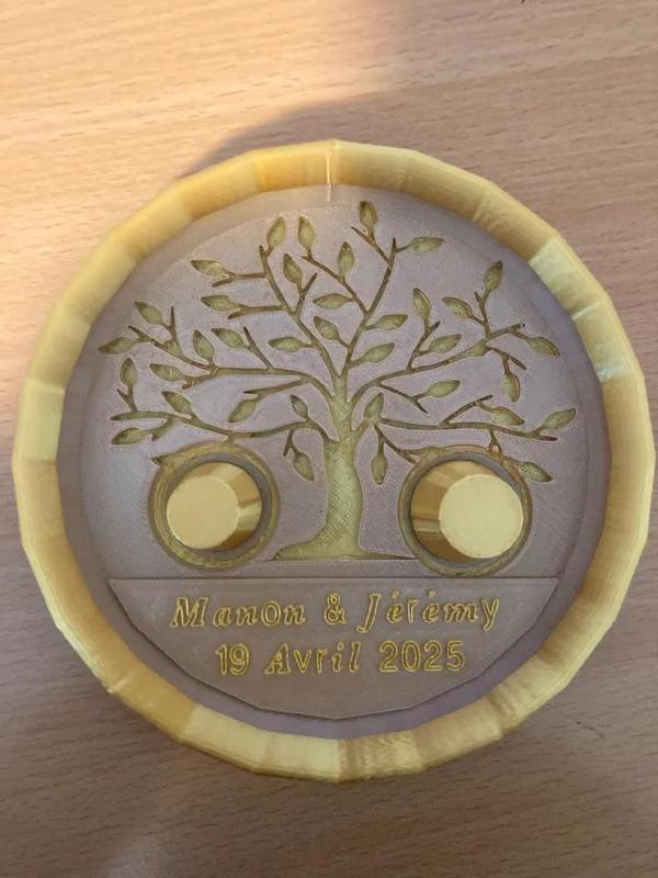 Porte-Alliances, bagues, mariage.   