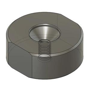 Thread test print for M3x0.5 for 8mm lenght Flat Head Screw   