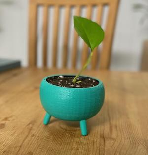 Tripod plant pot